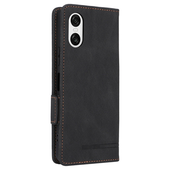 For Sony Xperia 10 VI 2024 Magnetic Clasp Leather Phone Case(Black)