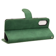 For Sony Xperia 10 VI 2024 Skin Feel Magnetic Flip Leather Phone Case(Green)