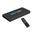 NK-330 3x3 4K 9 Screen HDMI DVI TV Video Wall Controller Splitter Multi Video Screen Processor Splicer, Plug Type:US Plug(Black) - Splitter by PMC TechLife | Online Shopping South Africa | PMC TechLife | Buy Now Pay Later Mobicred
