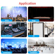 NK-330 3x3 4K 9 Screen HDMI DVI TV Video Wall Controller Splitter Multi Video Screen Processor Splicer, Plug Type:US Plug(Black)