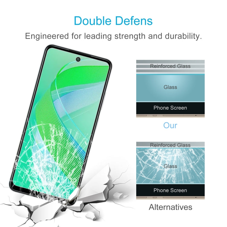 For Infinix Smart 8 Pro 50pcs 0.26mm 9H 2.5D Tempered Glass Film - Infinix Tempered Glass by PMC TechLife | Online Shopping South Africa | PMC TechLife | Buy Now Pay Later Mobicred