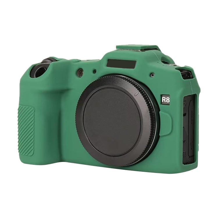 For Canon EOS R8 Soft Silicone Protective Case(Green) - Protective Case by PMC TechLife | Online Shopping South Africa | PMC TechLife | Buy Now Pay Later Mobicred