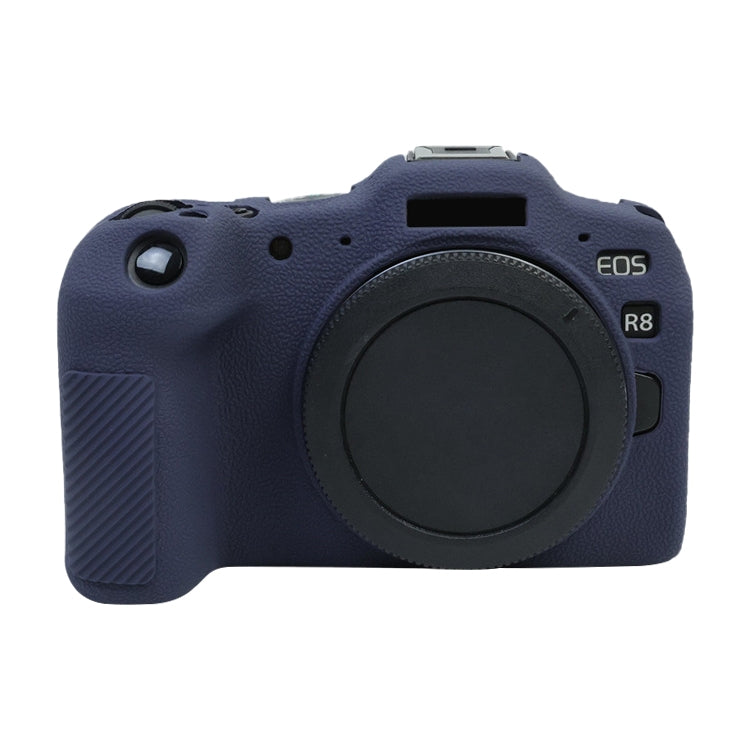For Canon EOS R8 Soft Silicone Protective Case(Dark Blue) - Protective Case by PMC TechLife | Online Shopping South Africa | PMC TechLife | Buy Now Pay Later Mobicred