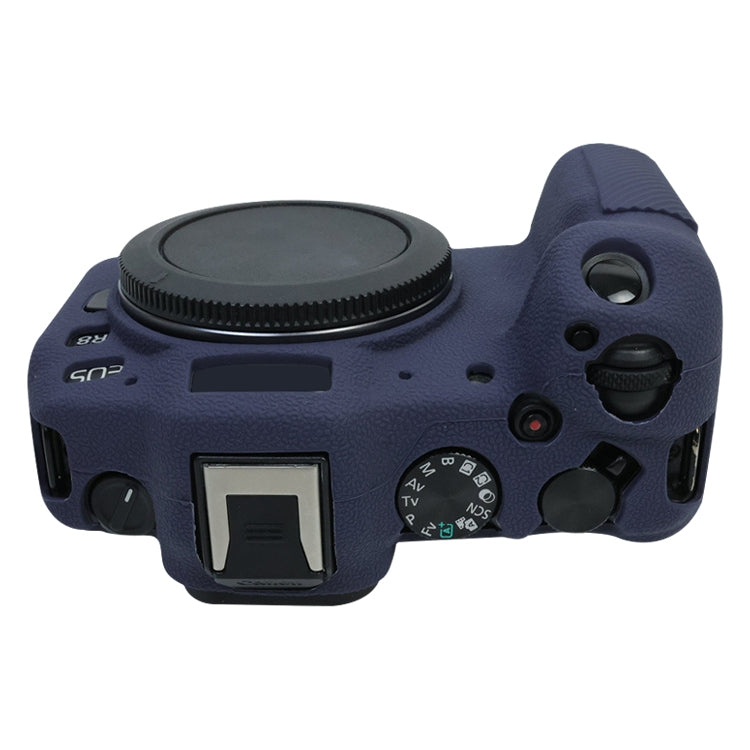 For Canon EOS R8 Soft Silicone Protective Case(Dark Blue) - Protective Case by PMC TechLife | Online Shopping South Africa | PMC TechLife | Buy Now Pay Later Mobicred