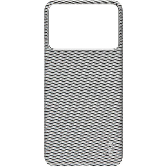 For Xiaomi Redmi K70 5G/K70 Pro 5G imak Ruiyi Series Cloth Texture PU + PC Phone Case(Light Grey)
