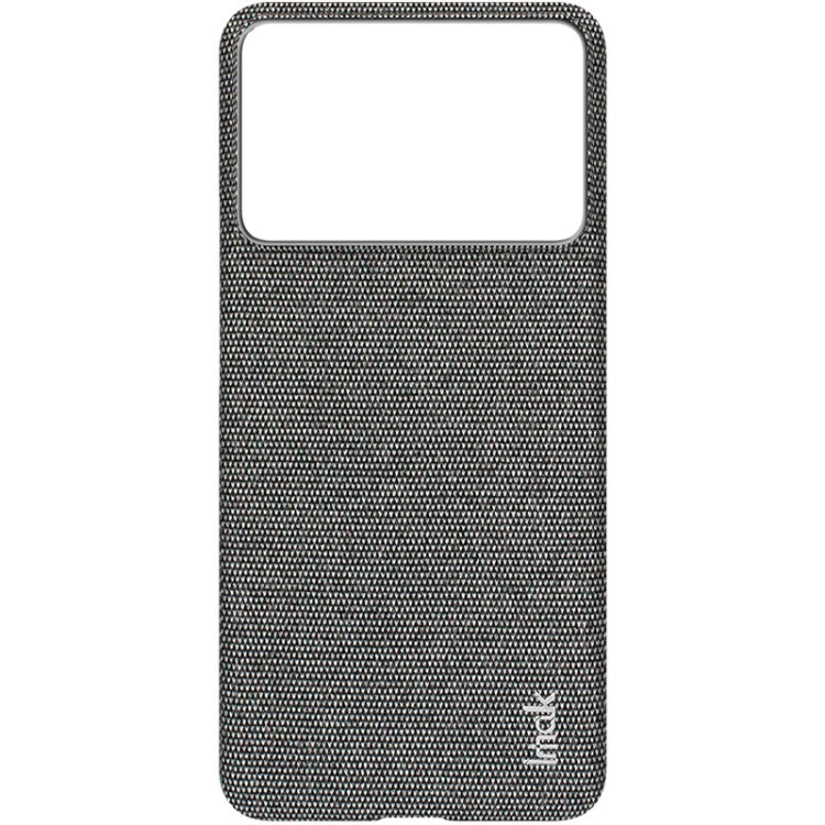For Xiaomi Redmi K70 5G/K70 Pro 5G imak Ruiyi Series Cloth Texture PU + PC Phone Case(Dark Grey) - Xiaomi Cases by imak | Online Shopping South Africa | PMC Jewellery | Buy Now Pay Later Mobicred