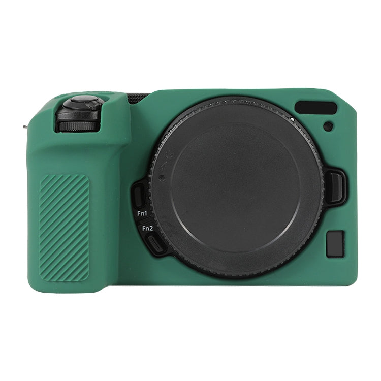 For Nikon Z 30 Soft Silicone Protective Case with Lens Cover(Green) - Protective Case by PMC TechLife | Online Shopping South Africa | PMC TechLife | Buy Now Pay Later Mobicred