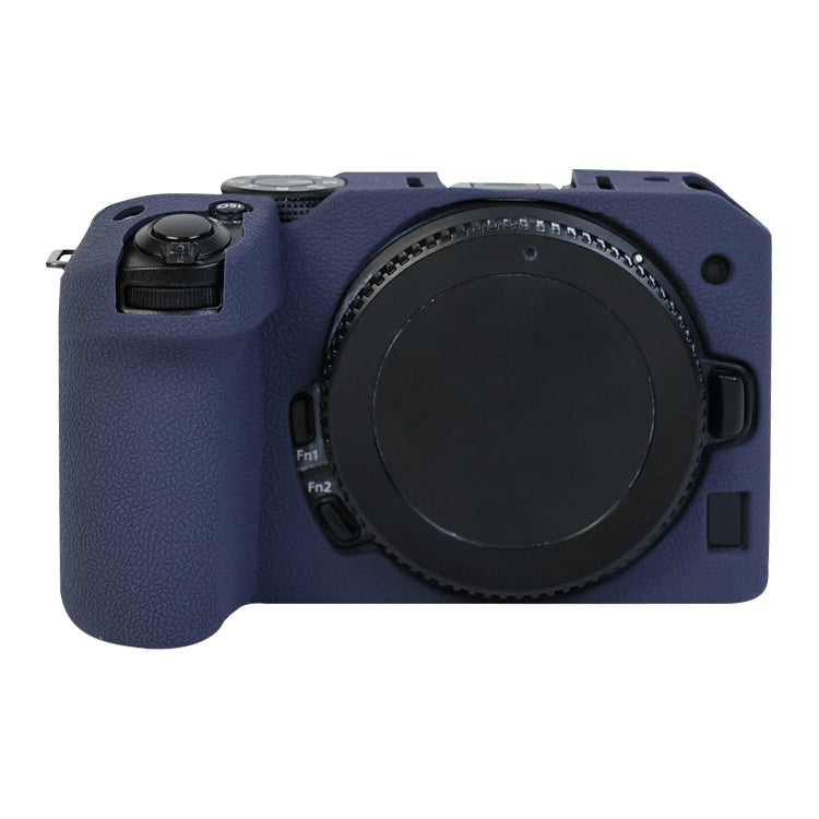 For Nikon Z 30 Soft Silicone Protective Case with Lens Cover(Dark Blue) - Protective Case by PMC TechLife | Online Shopping South Africa | PMC TechLife | Buy Now Pay Later Mobicred