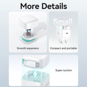 USAMS US-CC204 SMF Series PD35W Dual Type-C Port GaN Fast Charger, UK Plug(Black)