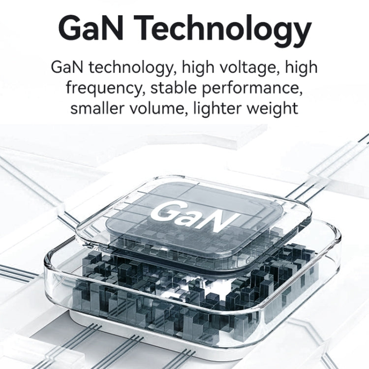 USAMS US-CC209 SMF Series PD35W 8 Pin + Type-C Dual Port GaN Fast Charger, EU Plug(Black) - free shipping - PMC Jewellery - Order now!