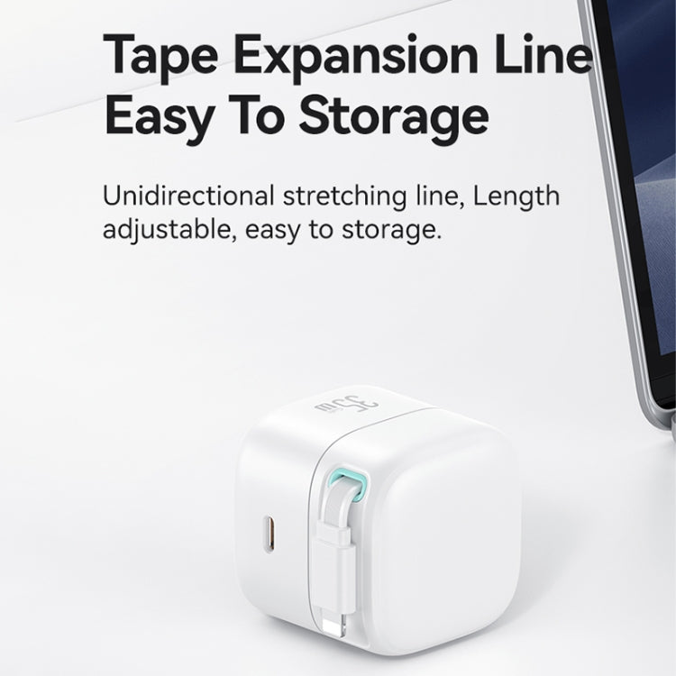 USAMS US-CC210 SMF Series PD35W 8 Pin + Type-C Dual Port GaN Fast Charger, US Plug(Black) - free shipping - PMC Jewellery - Order now!