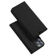 For iPhone 12 / 12 Pro DUX DUCIS Skin Pro Series Horizontal Flip PU + TPU Leather Case, with Holder & Card Slots(Black) - iPhone 12 / 12 Pro Cases by DUX DUCIS | Online Shopping South Africa | PMC TechLife | Buy Now Pay Later Mobicred