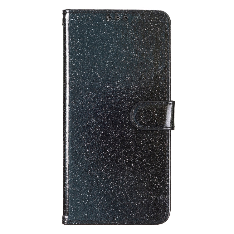 For Motorola Moto G Stylus 5G 2024 Glitter Powder Flip Leather Phone Case(Black)