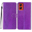 For Motorola Moto G Stylus 5G 2024 Glitter Powder Flip Leather Phone Case(Purple) - Motorola Cases by PMC Jewellery | Online Shopping South Africa | PMC Jewellery | Buy Now Pay Later Mobicred
