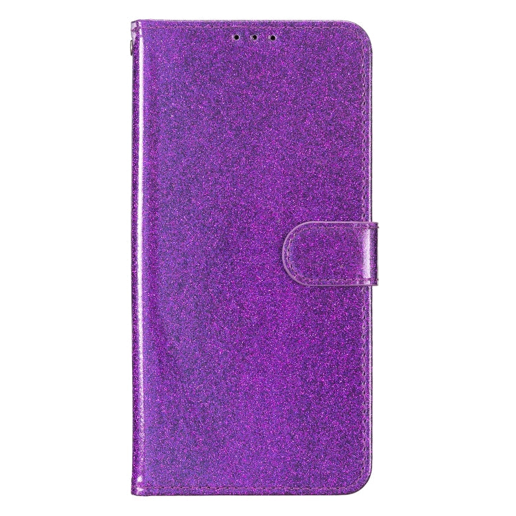 For Motorola Moto G Stylus 5G 2024 Glitter Powder Flip Leather Phone Case(Purple)