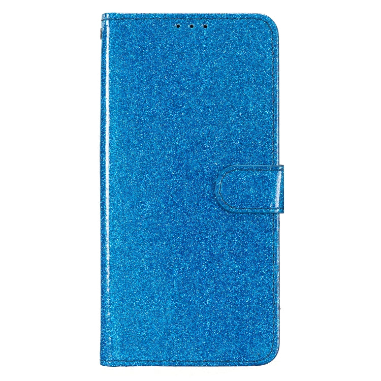 For Motorola Moto G Stylus 5G 2024 Glitter Powder Flip Leather Phone Case(Blue)