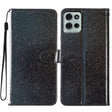 For Motorola Moto G56 5G Glitter Powder Flip Leather Phone Case(Black) - free shipping - PMC TechLife - Order now!