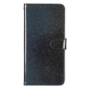 For Motorola Moto G56 5G Glitter Powder Flip Leather Phone Case(Black)