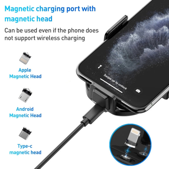 A7s Infrared lnduction Wireless Fast Charging Air Outlet Car Holder
