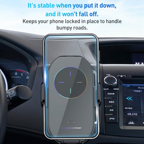 A7s Infrared lnduction Wireless Fast Charging Air Outlet Car Holder