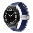 For Samsung Galaxy Watch6 / 5 / 4 Translucent Magnetic Silver Buckle Silicone Watch Band(Dark Blue) - free shipping - PMc TechLife - Order now!
