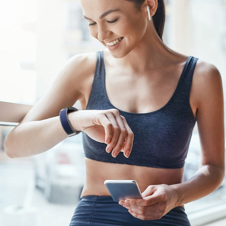 For Samsung Galaxy Watch6 / 5 / 4 Translucent Magnetic Silver Buckle Silicone Watch Band(Dark Blue) - free shipping - PMc TechLife - Order now!