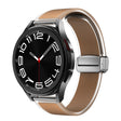 For Samsung Galaxy Watch6 / 5 / 4 Translucent Magnetic Silver Buckle Silicone Watch Band(Dark Brown) - free shipping - PMc TechLife - Order now!
