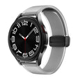 For Samsung Galaxy Watch6 / 5 / 4 Translucent Magnetic Black Buckle Silicone Watch Band(Light Grey) - free shipping - PMc TechLife - Order now!