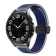 For Samsung Galaxy Watch6 / 5 / 4 Translucent Magnetic Black Buckle Silicone Watch Band(Dark Blue) - free shipping - PMc TechLife - Order now!