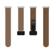 For Samsung Galaxy Watch6 / 5 / 4 Translucent Magnetic Black Buckle Silicone Watch Band(Dark Brown)