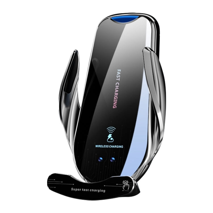 G10 Infrared lnduction Wireless Fast Charging Air Outlet Car Holder(Silver) - Wireless Charger Holders by PMC TechLife | Online Shopping South Africa | PMC TechLife | Buy Now Pay Later Mobicred