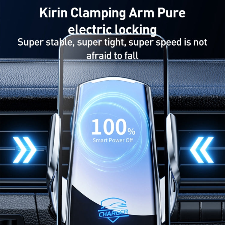 Q3S Infrared lnduction Wireless Fast Charging Air Outlet Car Holder(Blue) - Wireless Charger Holders by PMC TechLife | Online Shopping South Africa | PMC TechLife | Buy Now Pay Later Mobicred