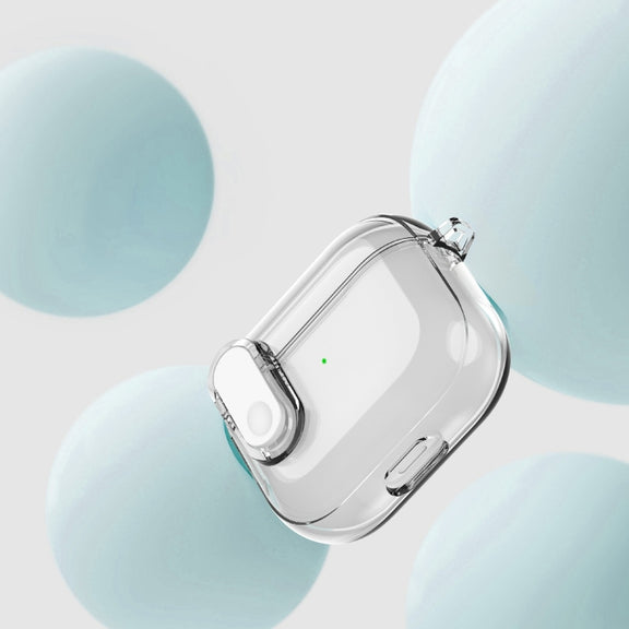 For AirPods Pro Ice Crystals Shockproof Earphone Protective Case(Transparent)