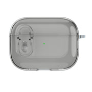 For AirPods Pro 2 Ice Crystals Shockproof Earphone Protective Case(Grey)
