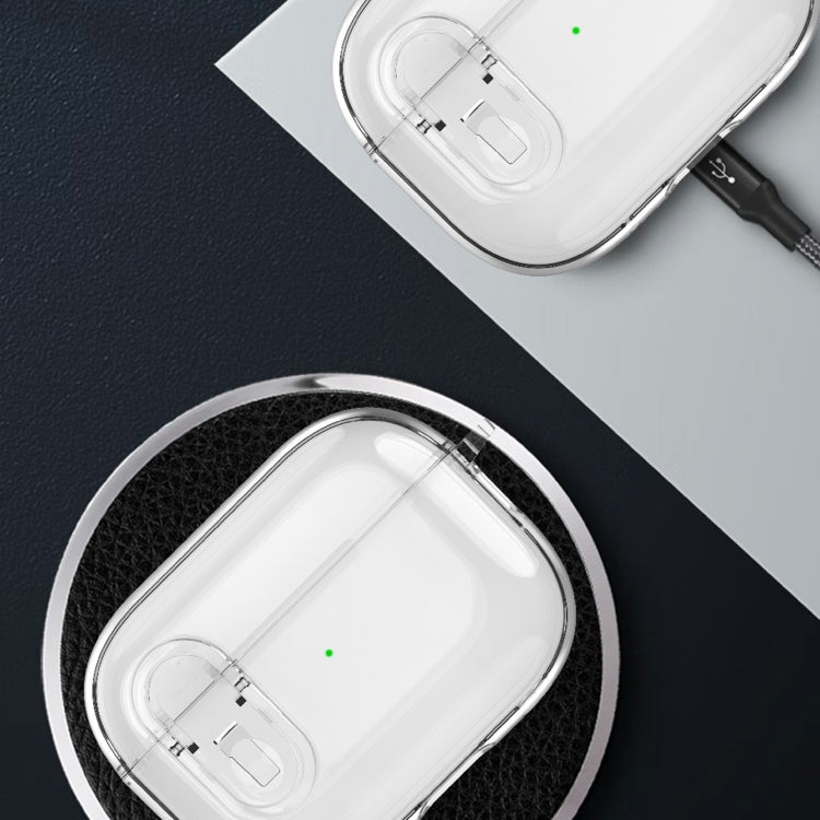 For AirPods Pro 2 Ice Crystals Shockproof Earphone Protective Case(Blue) - For AirPods Pro 2 by PMC Jewellery | Online Shopping South Africa | PMC Jewellery | Buy Now Pay Later Mobicred