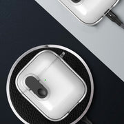 For AirPods 1 / 2 Ice Crystals Shockproof Earphone Protective Case(Transparent)