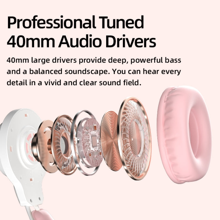 G35 Cute Cat RGB Head-mounted Wired Gaming Earphone(Green) - free shipping - PMC Jewellery - Order now!