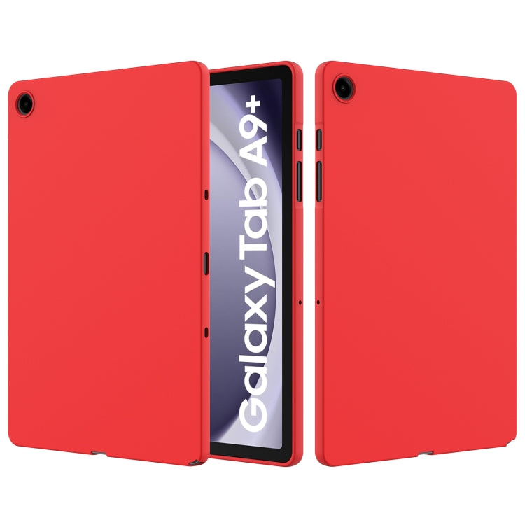 For Samsung Galaxy Tab A9+ Pure Color Liquid Silicone Shockproof Tablet Case(Red) - free shipping - PMC TechLife - Order now!