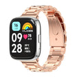 For Redmi Watch 3 Lite / Watch 3 Active Mijobs Three-Bead Metal Stainless Steel Watch Band(Rose Gold) - free shipping - PMC TechLife - Order now!