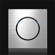 86mm Gray Aluminum Wire Drawing LED Switch Panel, Style:Two Billing Control - Switch by PMC TechLife | Online Shopping South Africa | PMC TechLife | Buy Now Pay Later Mobicred
