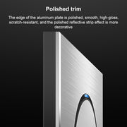 86mm Gray Aluminum Wire Drawing LED Switch Panel, Style:One Open Multiple Control