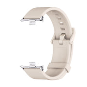 For Xiaomi Smart Band 9 Pro / 8 Pro Mijobs Silicone Breathable Watch Band(Grey+Silver)