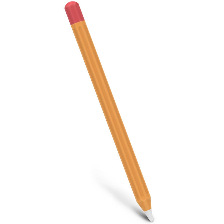 For Apple Pencil 1 Stylus Touch Pen Split Contrast Color Silicone Protective Case(Retro Orange Red) - free shipping - PMC Jewellery - Order now!