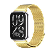For Xiaomi Smart Band 9 Pro / 8 Pro Mijobs Milan Magnetic Stainless Steel Watch Band(Gold)