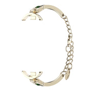 For Xiaomi Smart Band 10 / 9 / 8 Mijobs Ruyi Beauty Bracelet Watch Band(Light Gold Green)