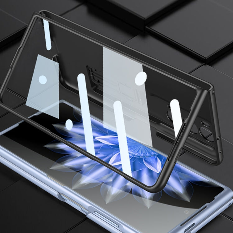 For Honor Magic VS2 GKK Integrated Ultra-thin Shockproof Phone Case with Holder(Blue) - Honor Cases by PMC TechLife | Online Shopping South Africa | PMC TechLife | Buy Now Pay Later Mobicred