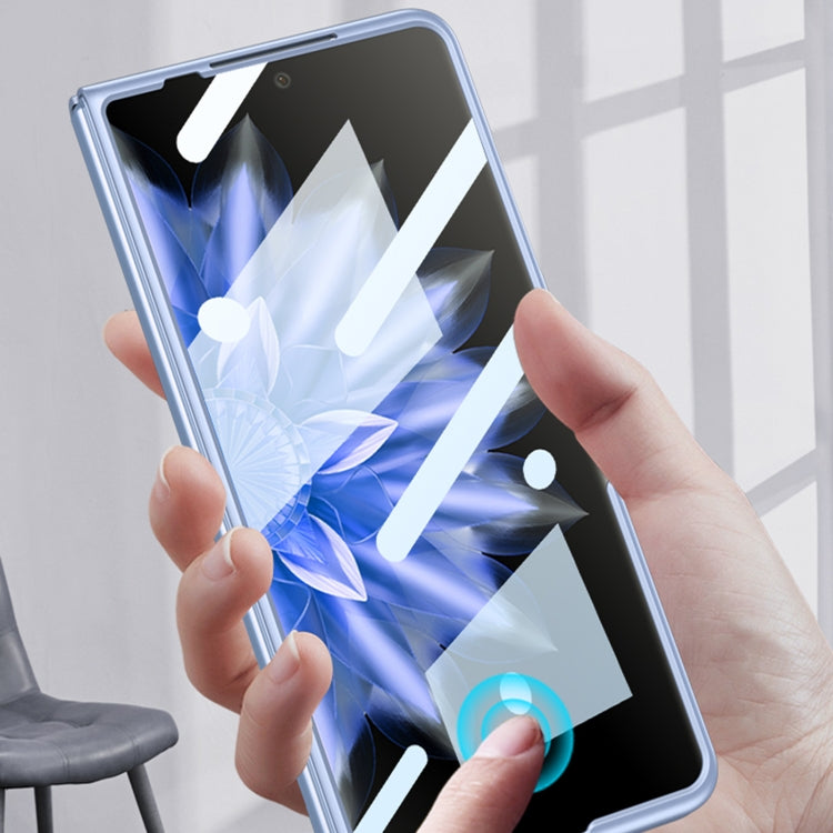 For Honor Magic VS2 GKK Integrated Ultra-thin Shockproof Phone Case with Holder(Blue) - Honor Cases by PMC TechLife | Online Shopping South Africa | PMC TechLife | Buy Now Pay Later Mobicred