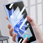 For Honor Magic VS2 GKK Integrated Ultra-thin Shockproof Phone Case with Holder(Blue)