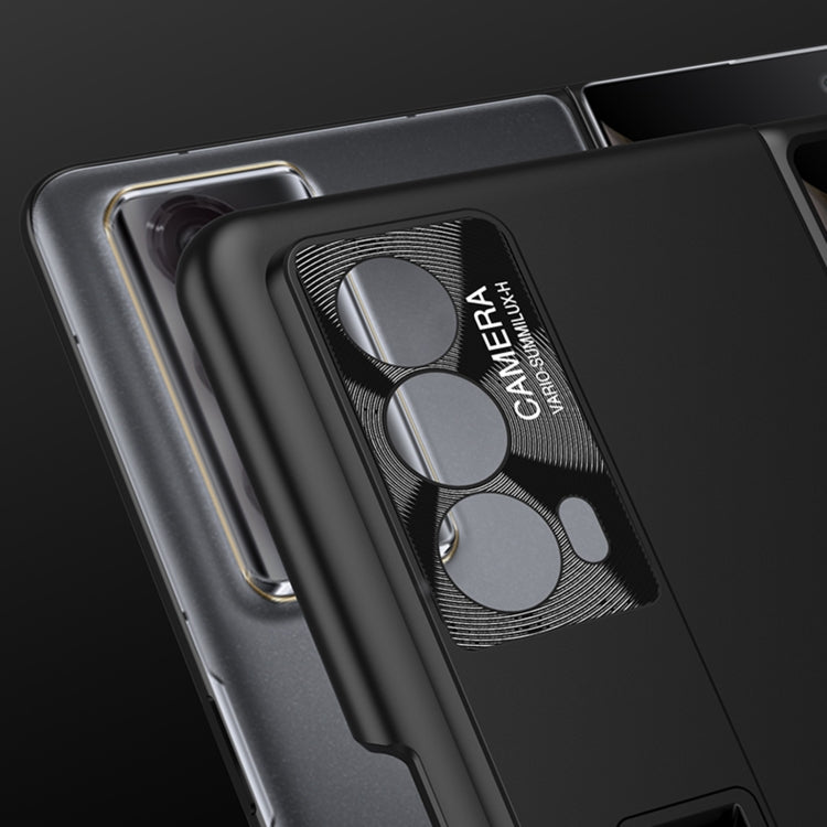 For Honor Magic VS2 GKK Integrated Ultra-thin Shockproof Phone Case with Holder(Blue) - Honor Cases by PMC TechLife | Online Shopping South Africa | PMC TechLife | Buy Now Pay Later Mobicred