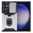 For Samsung Galaxy S24 Ultra 5G Camera Shield Card Slot PC+TPU Phone Case(Silver) - Galaxy S24 Ultra 5G Cases by PMC TechLife | Online Shopping South Africa | PMC TechLife